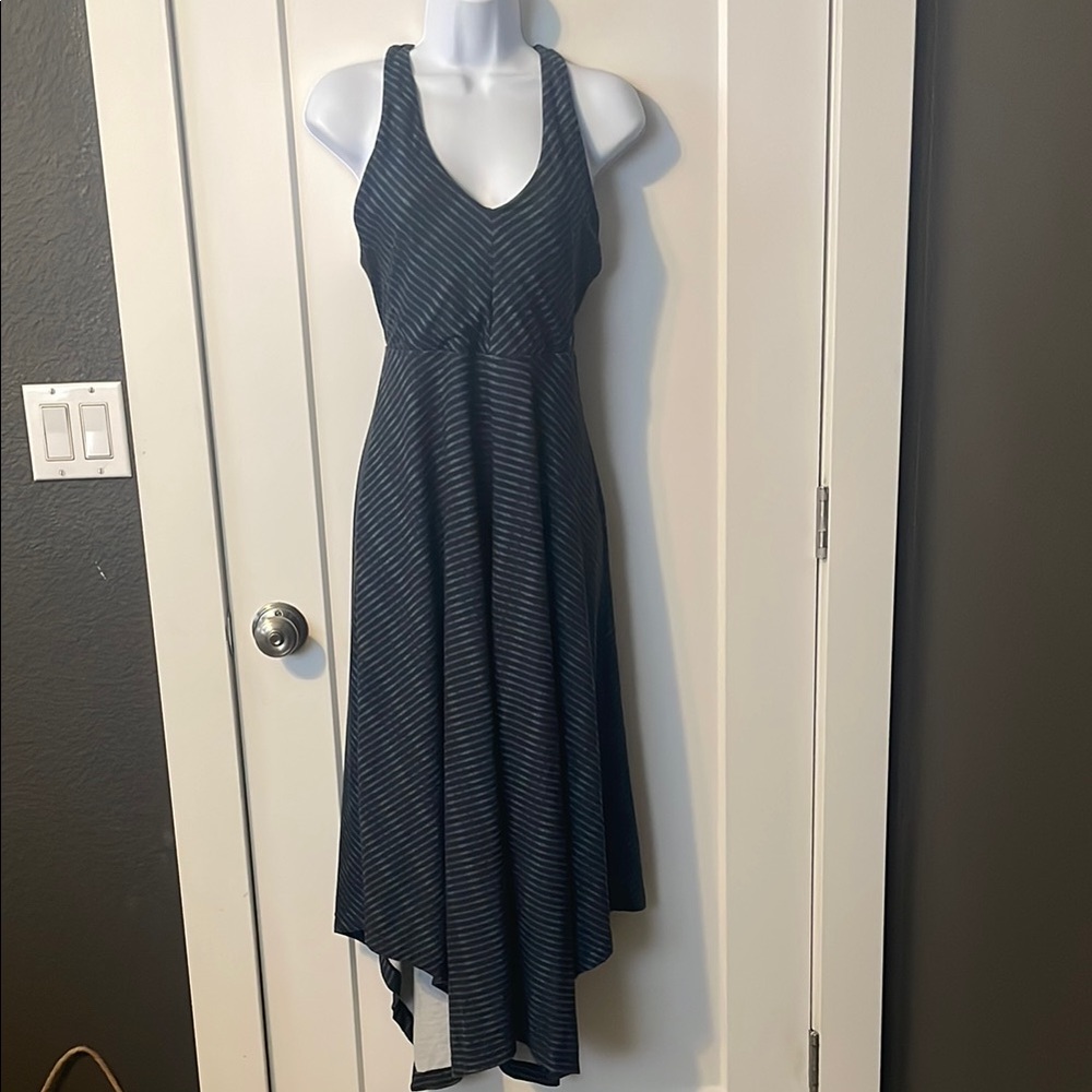 Prana Navy blue/ blue High Low Sundress. Good condition, non-smoking home.